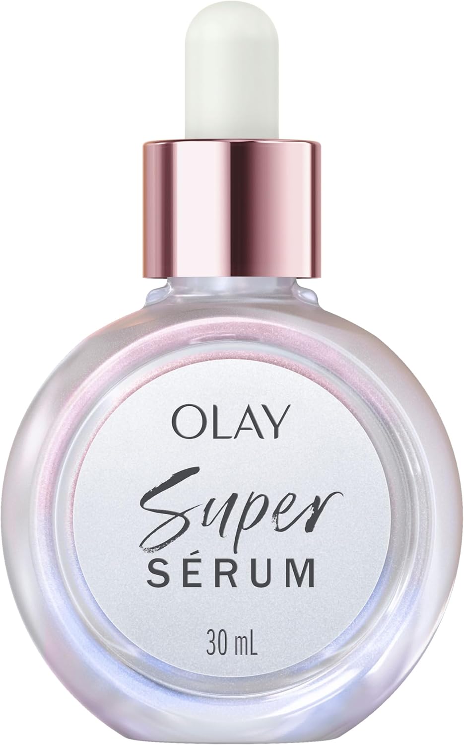 Olay Super Sérum, Sérum Facial Hidratante Con Vitamina C, Niacinamida, Péptido De Colágeno, Cuidado De La Piel Well-Aging, E Iluminador, 30 ml