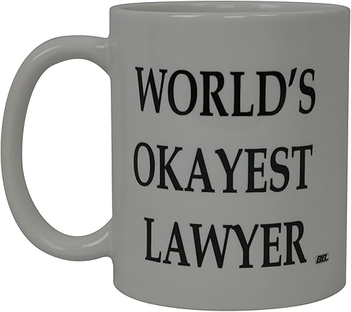Rogue River Tactical World's Okayest Lawyer - Taza de café divertida para abogado, regalo para abogado, oficina legal