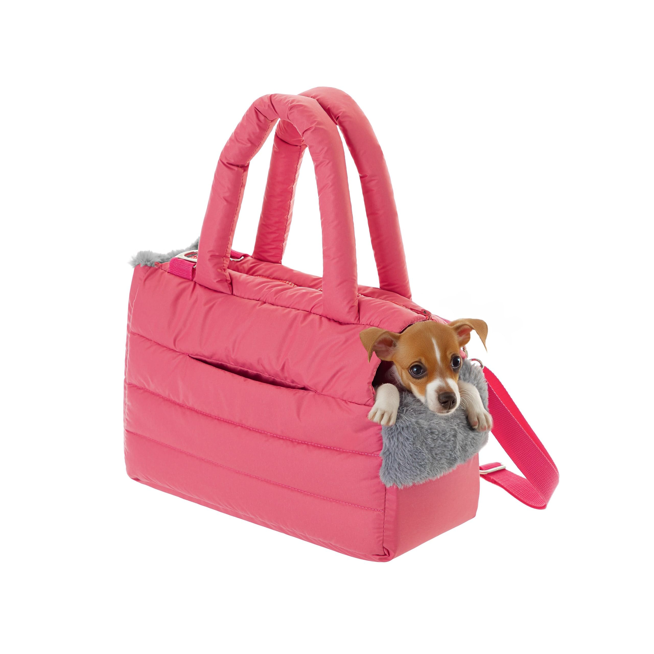 Hondendrager | Draagtas voor puppy's - Handvrij verstelbare draagtas Crossbody voor kleine middelgrote hond kat konijn Moukkey