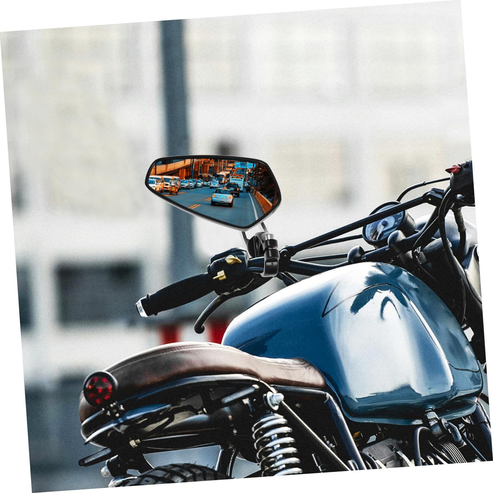 ABOOFAN Rétroviseur pour Moto Rétroviseur Latéral pour Vélo Installation Facile sur Guidon Design Rétro pour Véhicule