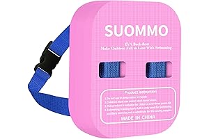 Back Float, Swim Belt Bubble for Kids, Adjustable 3-Layer Swimming Training Aid
