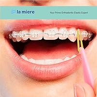 Vista 5 de Látex Ámbar 3 Paquetes 300 unidades Bandas Elásticas Intraorales Pesadas de 1/8 pulgada Unimedic Elásticos Ortodónticos Bandas de Goma Dental