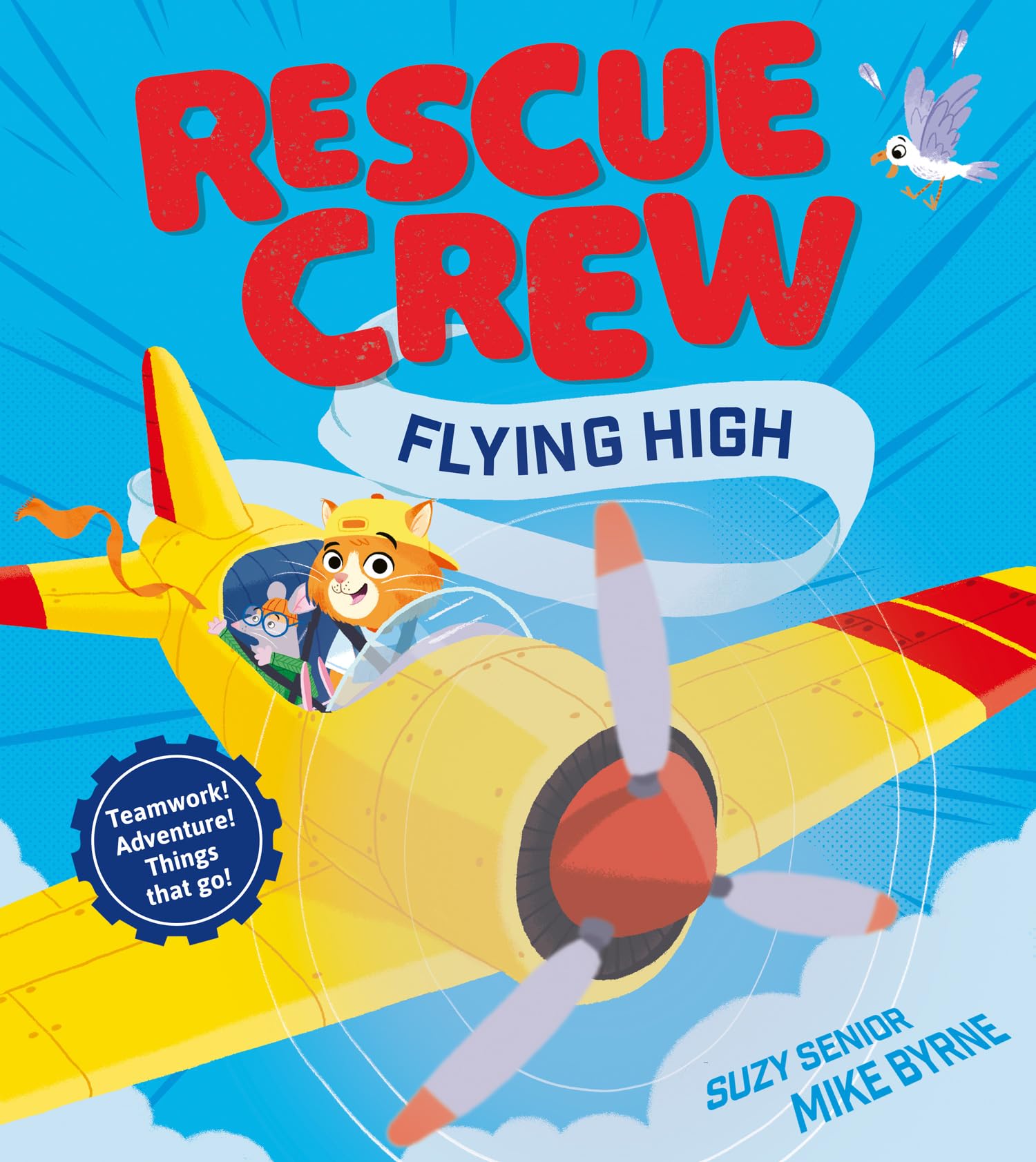 Rescue Crew – Flying High: A fun and hilarious new illustrated children’s vehicle book perfect for animal fans, cat-lovers and kids aged 3–5, new for 2026