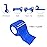 [24Pack 2 x5 Yards] Blue-Self Adhesive Bandages Pre Wrap, Athletic Elastic Cohesive Bandage for Sports, Injuries, Treatments, and Recovery, First Aid Tape Vet Wrap for Cat, Dog