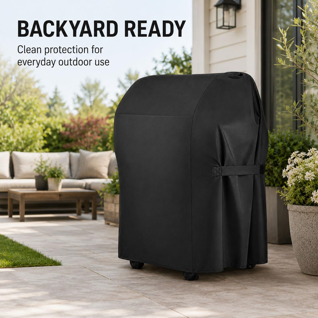 Funda para Barbacoa de Gas para Weber Summit E/S 470 2008-2023, Impermeable UV Oxford 210D Cubierta para Parrilla Exterior, Asas y Cordón Ajustable