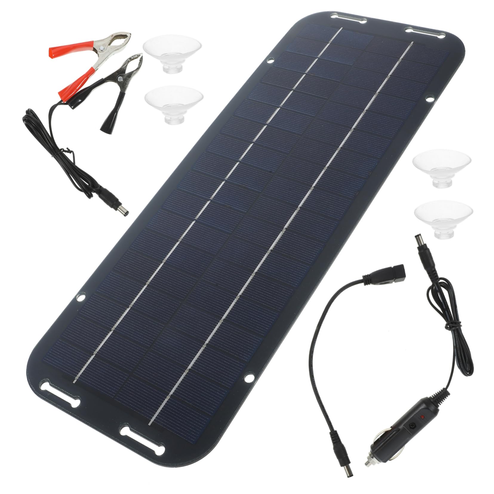 Kisangel Portable Solar Panel Kit 30w Flexible Solar Charger for Camping Outdoor -c Interface