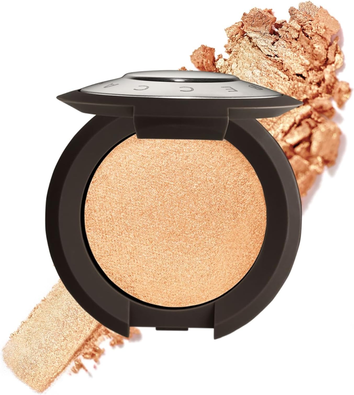 Smashbox X BECCA Shimmering Skin Perfector Pressed Highlighter | Creamy Formula that Melts into Skin for a Natural, Radiant, Glow-Boosting Highlight