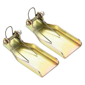 PATIKIL 2.8 Inch Replacement Hooks Latch, 2 Pack Metal Towing Receiver Hitch for Clevis Hook Trailer, Zinc Color