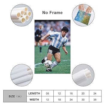 Amazon.co.jp: ディエゴマラドーナアートパネルポスター