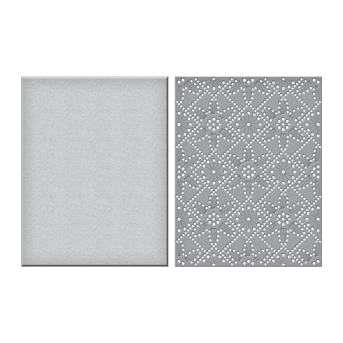 Spellbinders - Fustella Diamante Petalo Cucito Per Scrapbooking E Card Making