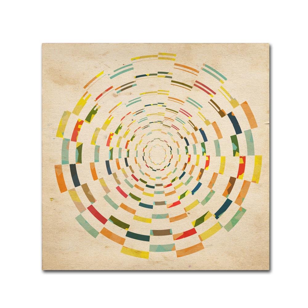 The Wheel by Tammy Kushnir, 14x14-Inch Canvas Wall Art