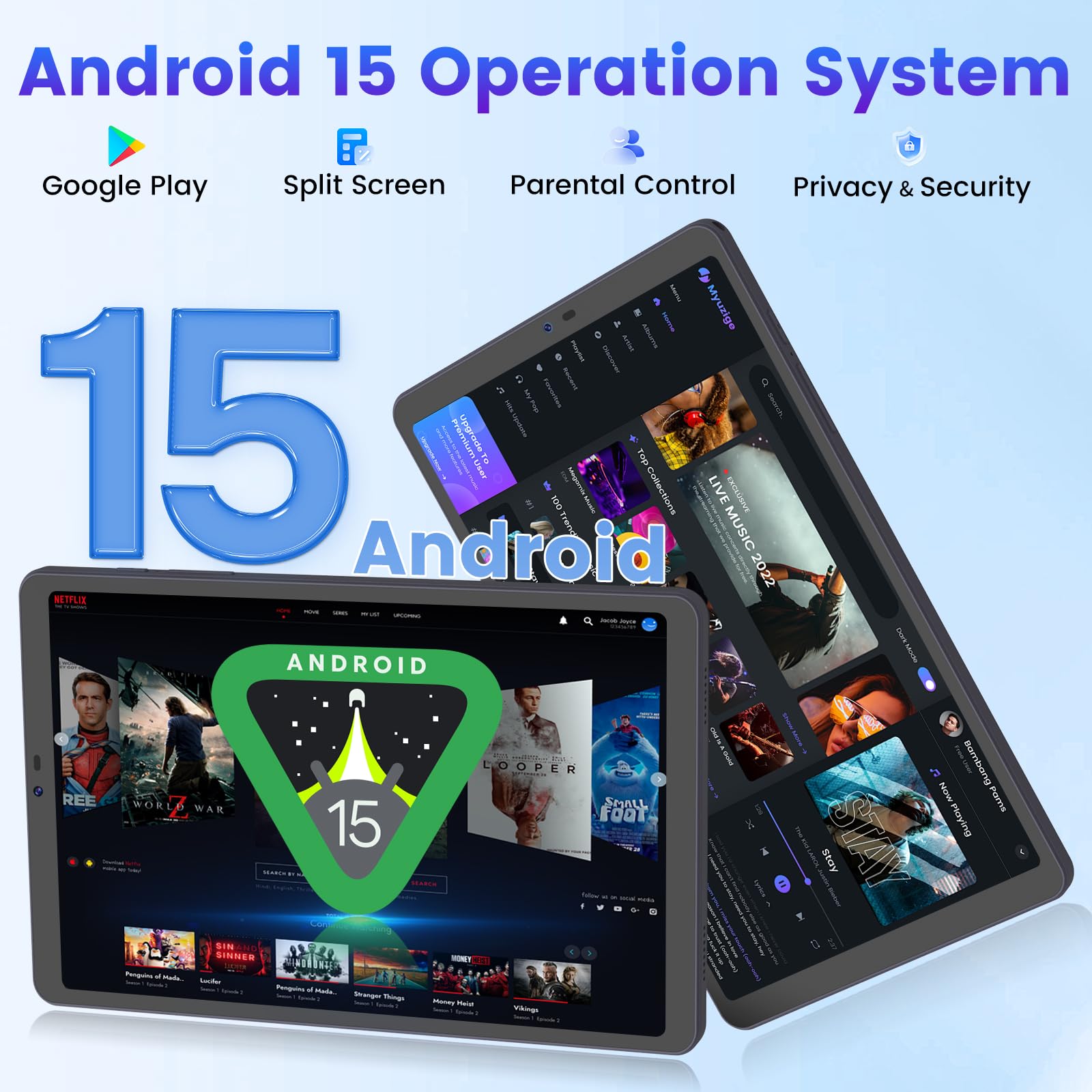Amazon.com : Azeyou Mini Tablet 8.7 inch Android 15 Tablet 11GB