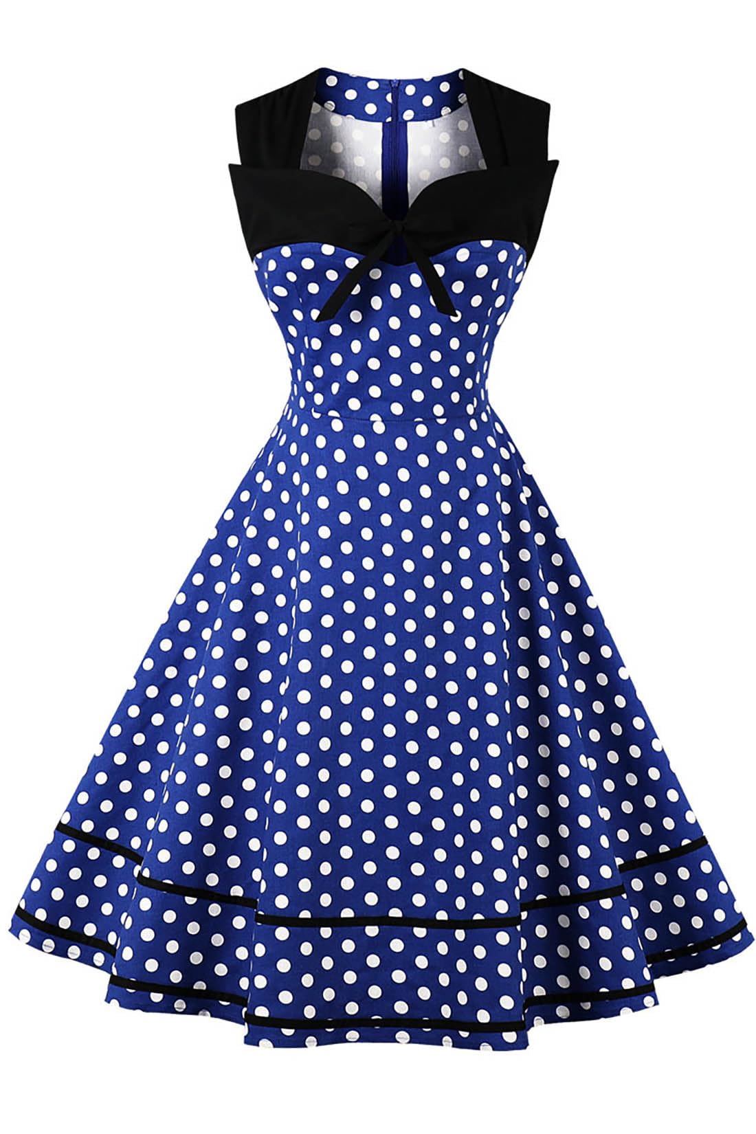 AXOE Mujer Vintage Vestido de Fiesta para Bodas Años 50 Elegante