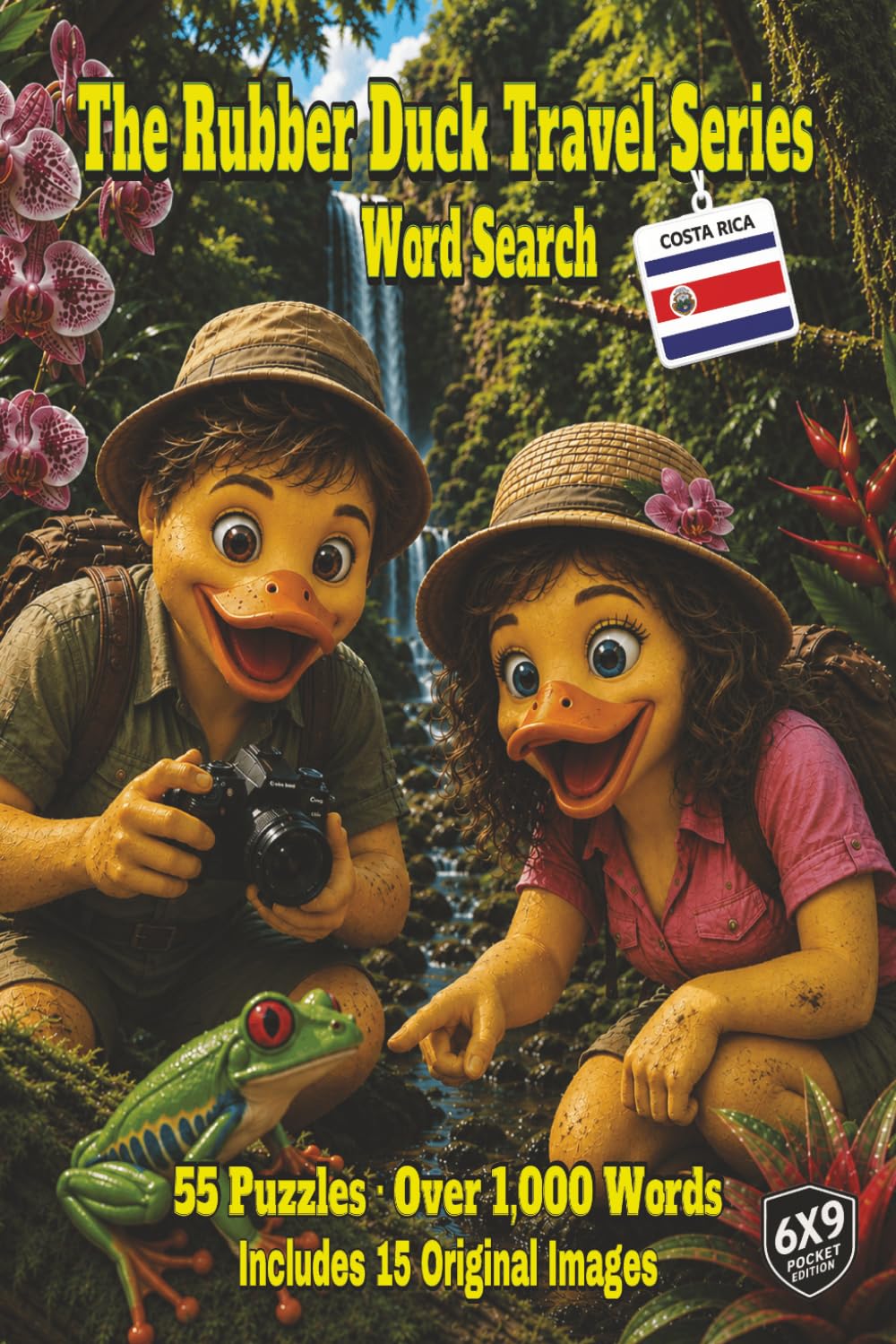 The Rubber Duck Travel Series Word Search: Costa Rica: Savor Fresh Costa Rican Coffee, See Hidden Waterfalls and Scarlet Macaws from Hanging Bridges, Discover Costa Rica in 55 Puzzles Over 1,000 Words