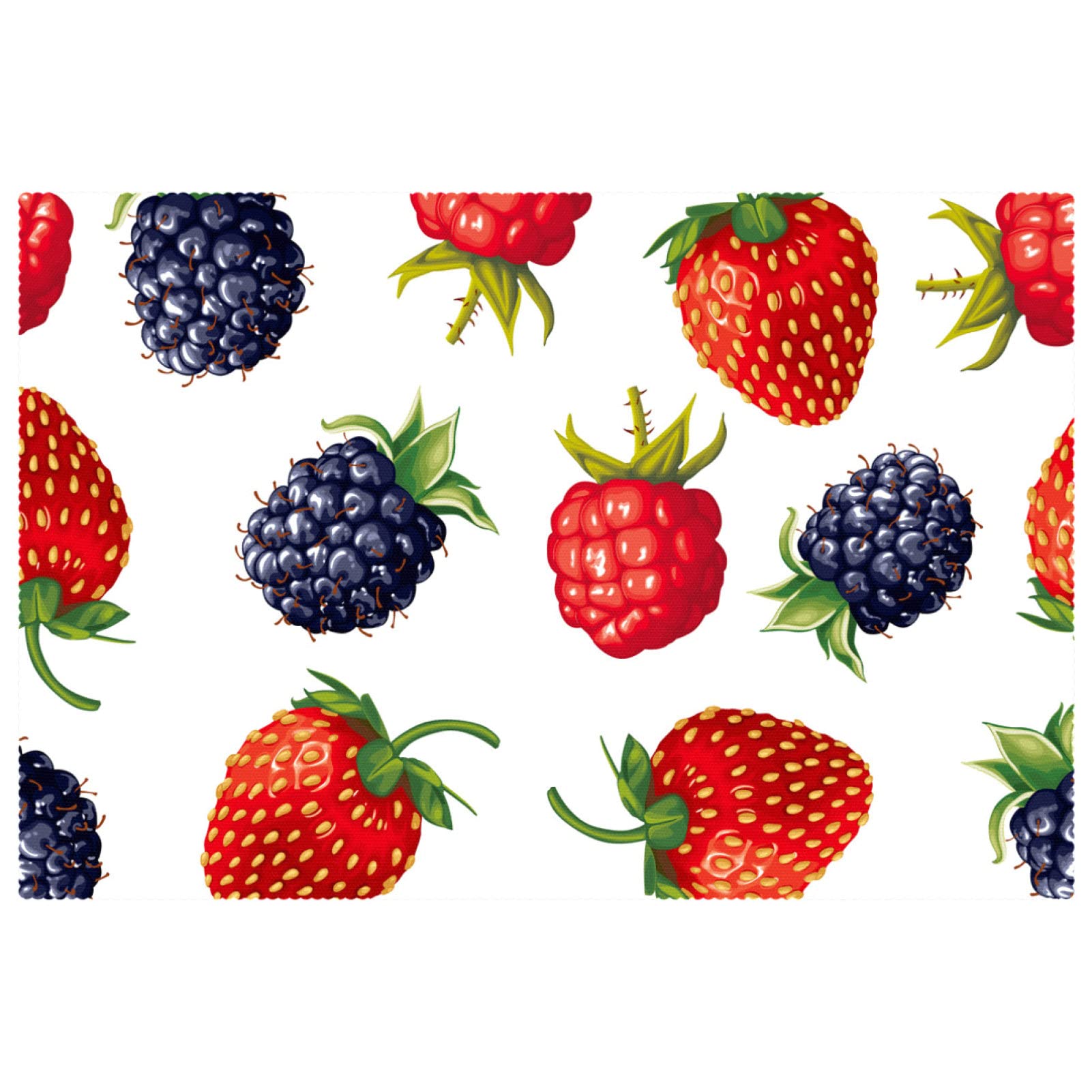 Sets de table antidérapants Sweet Fruits résistants à la chaleur