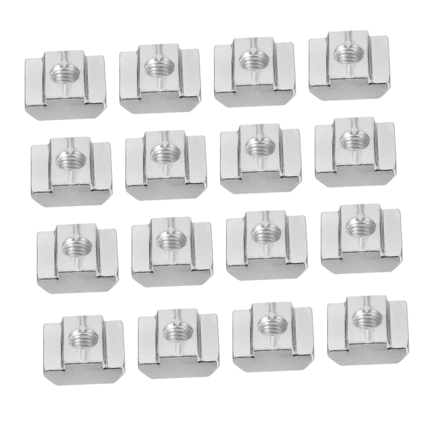 FUNOMOCYA 50pcs t Sliding Nut Hammer Head Nut for T-Slot Aluminum Profile Carbon Steel Easy Install