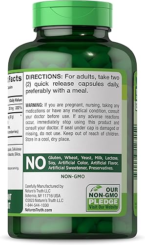 Miniatura 6 de Nature's Truth Pastillas de arándano  30,000 mg  180 unidades  Suplemento sin OMG y sin gluten  con vitamina C