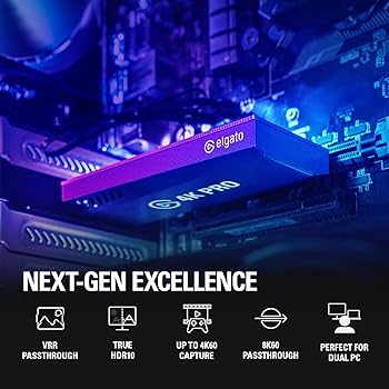 グラフィックボード・グラボ・ビデオカード elgato 4K60 PRO Amazon.com: Elgato 4K Pro, Internal Capture Card: 8K60