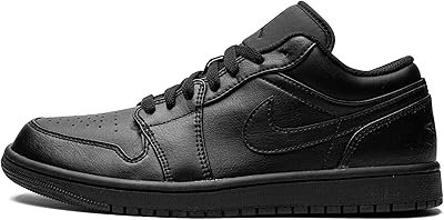 all black low top jordans