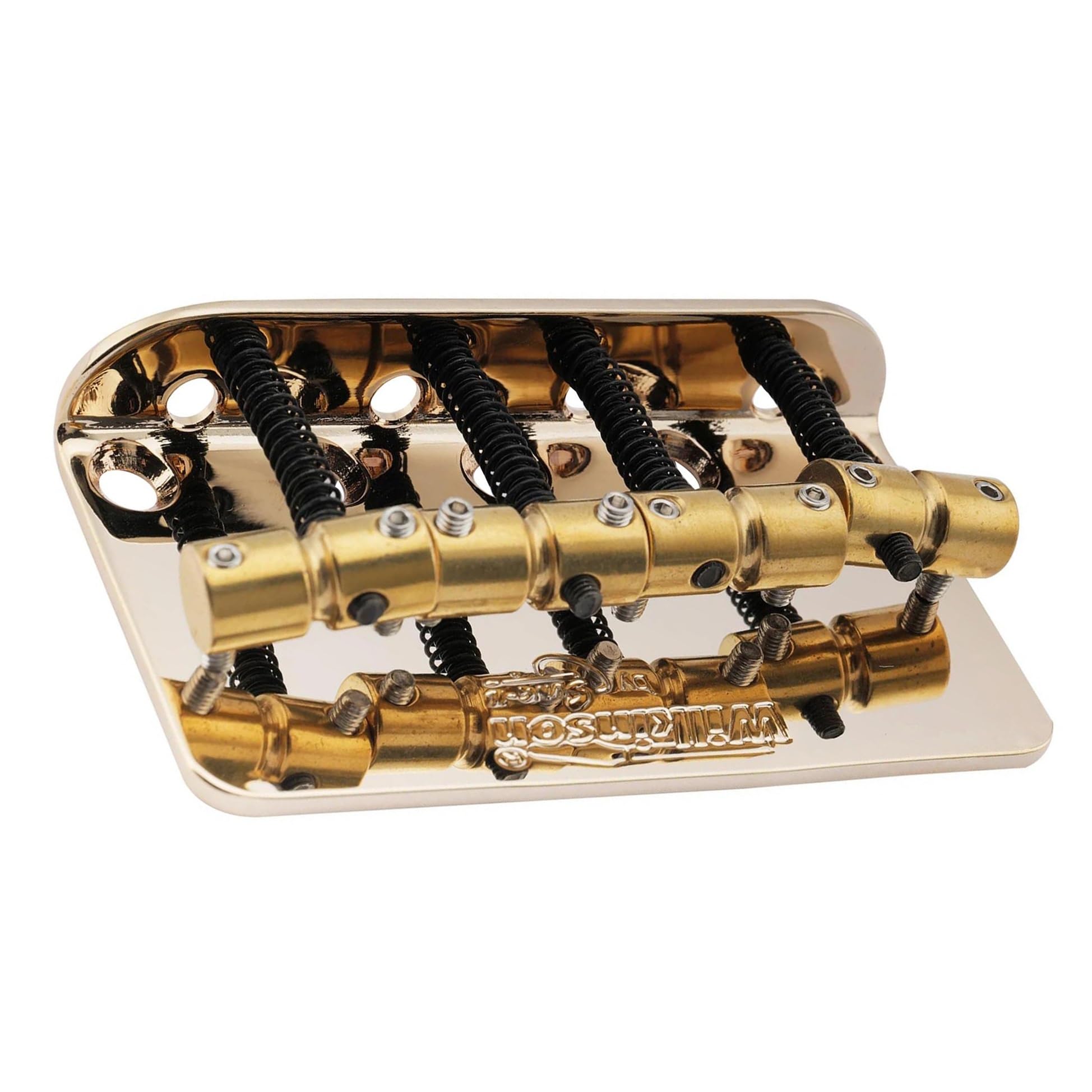 Sillines De Puente Para Bajo De Latón Adecuados Para Accesorios De Instrumentos De 4 Cuerdas | Puente de guitarra(Gold)