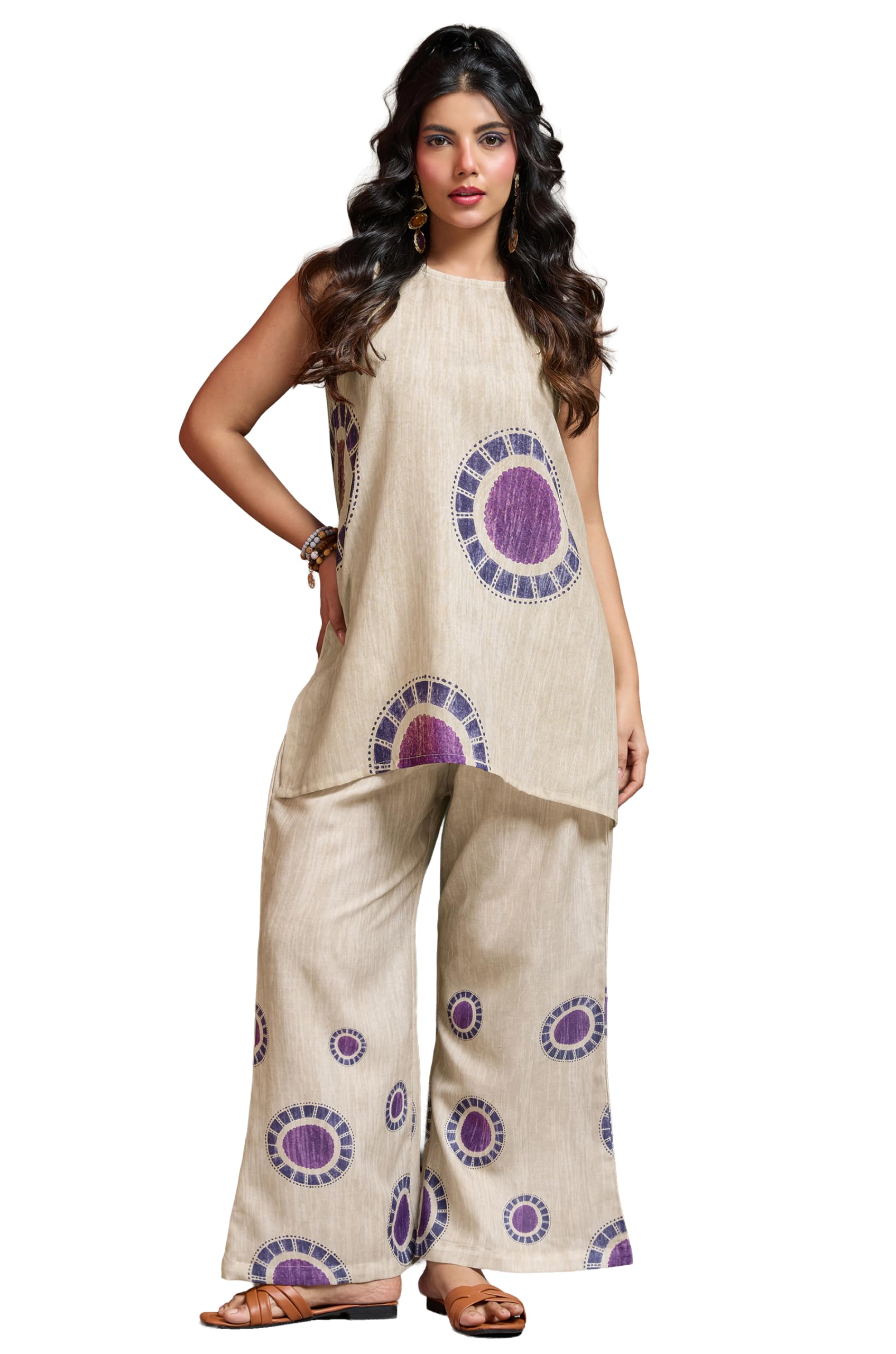 Premium Linen Women Co-ord Set | Digital Print | Size [M to 2XL] | Vacation | Lightweight | Designer-image-37