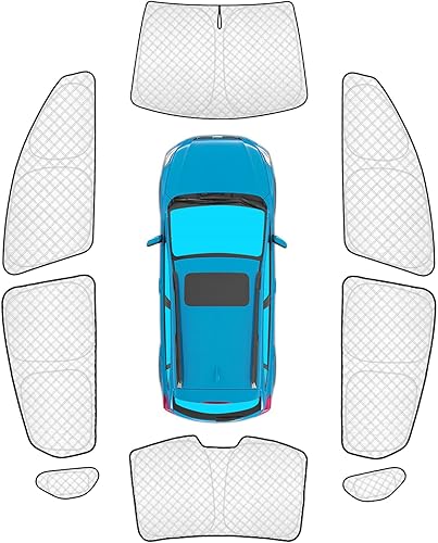 Miniatura 336 de KMF - Parasol de repuesto para parabrisas, cubierta para ventana lateral y trasera, cubierta protectora para visor, para campamento, bebé, bloqueo