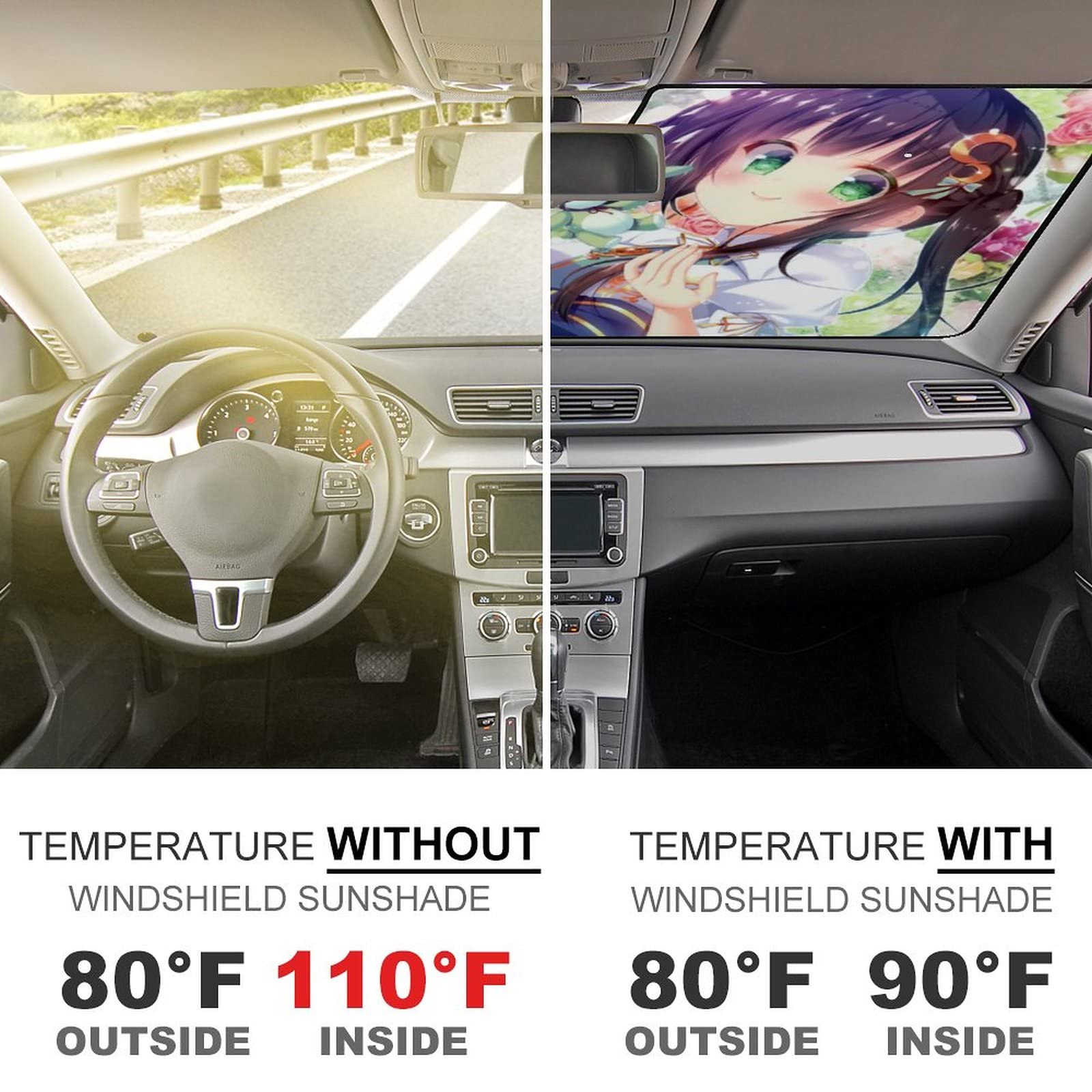 Amazon.co.jp: 車用サンシェード カーサンシェード ご注文はうさぎです