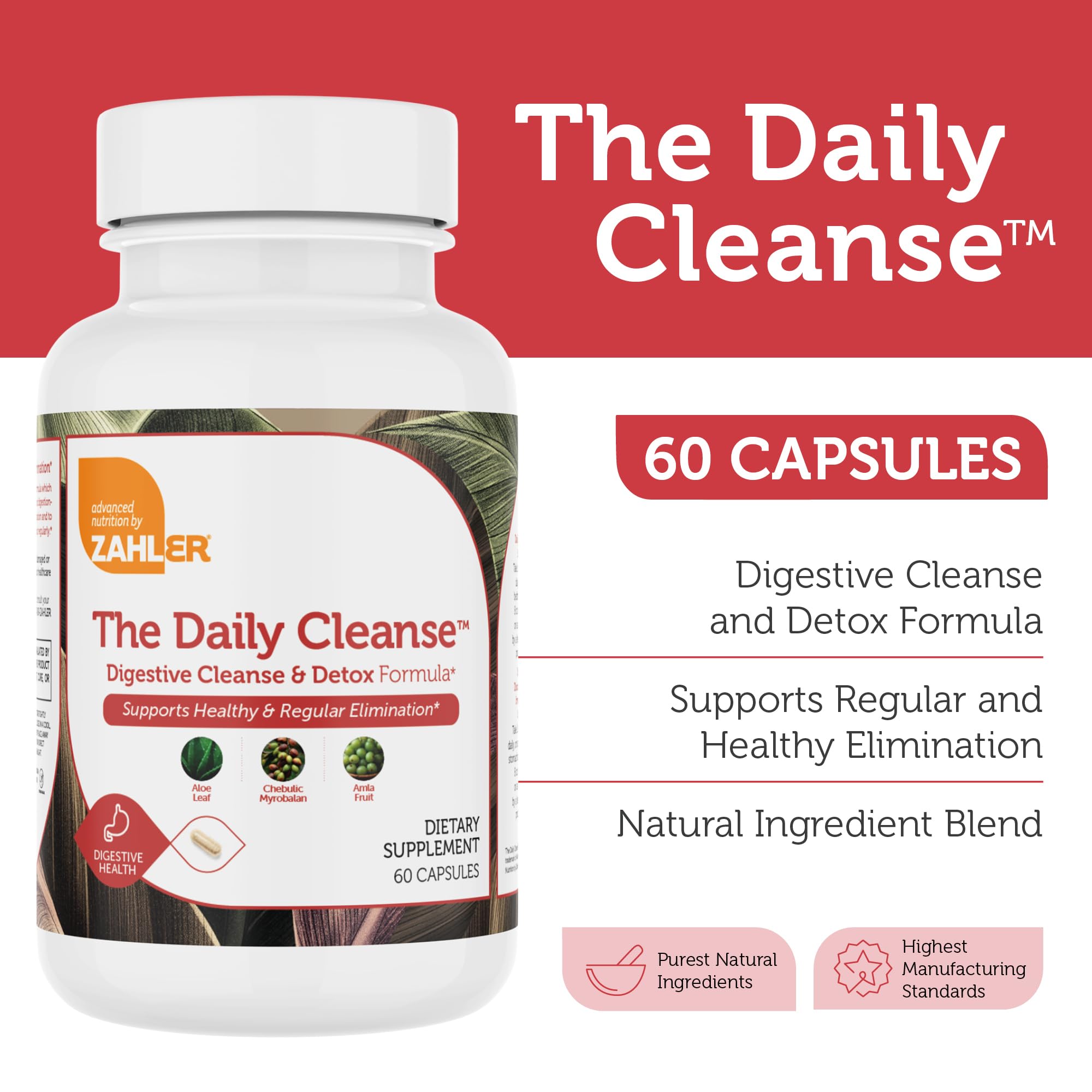 ダイエットサプリ MODEL CLEANSE Amazon.com: Zahler Daily Cleanse, Digestive Cleanse & Detox