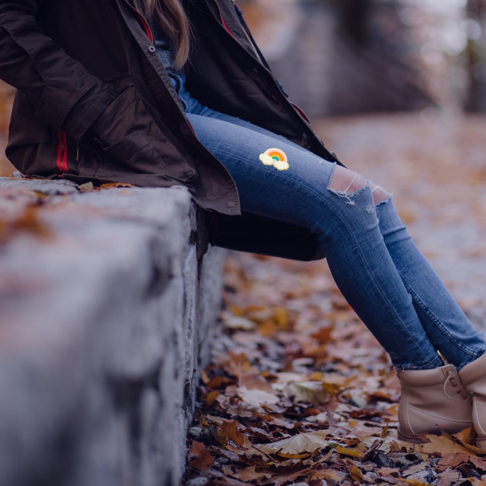 5 Sätze Stickereiflecken Farben Seidenpalmenblätter Funkeln Bastelmaterial Bastel Materialien Bügeleisen Mehrzweckapplikationen Für Bekleidung Patches Nähen Polyester 12 Stück * 5