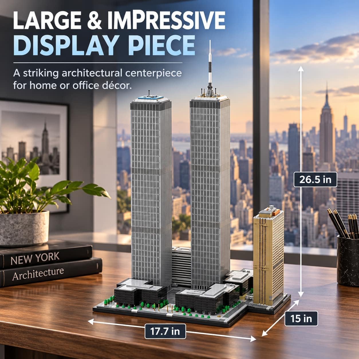Amazon.com: Aetheria World Trade Center Twin Towers Architecture