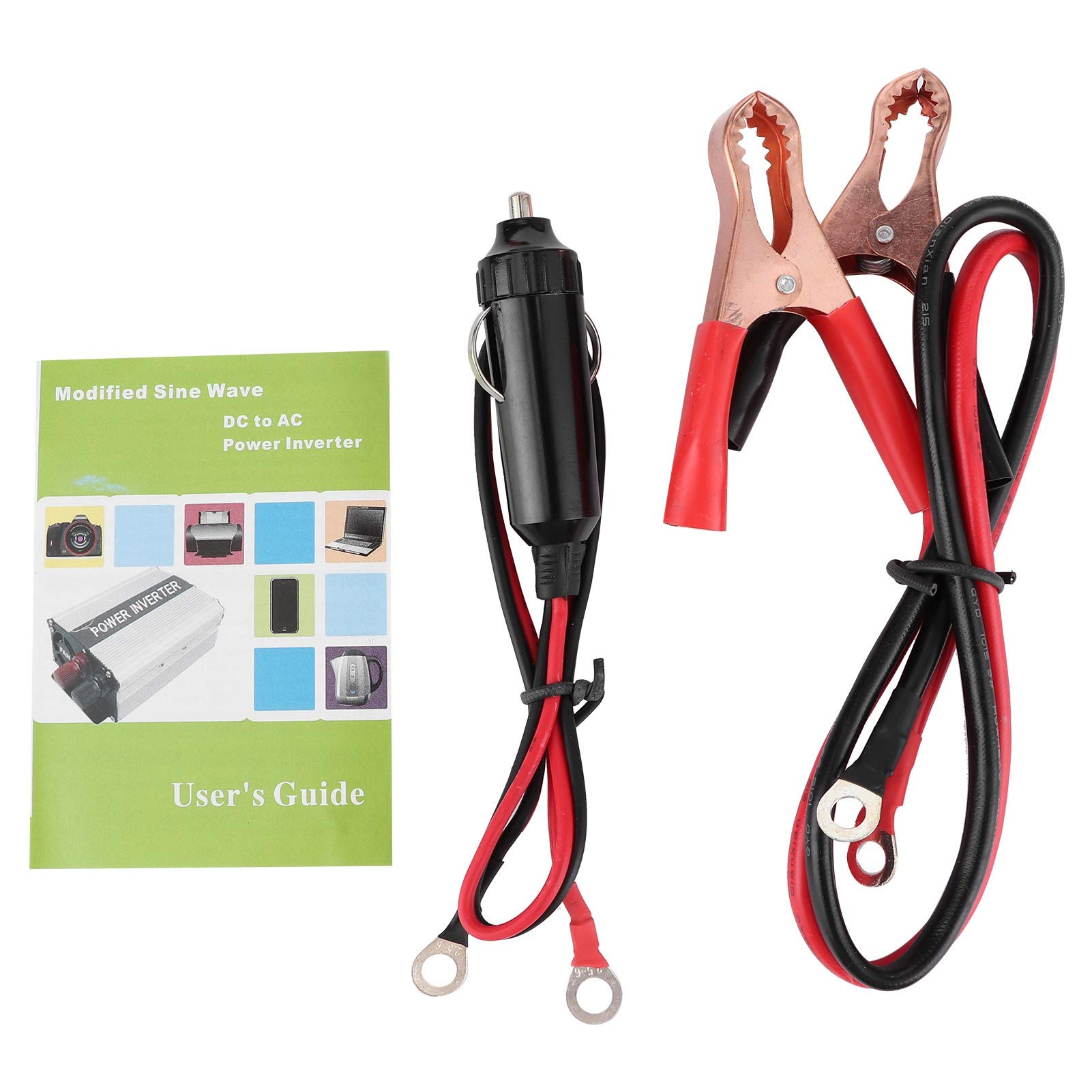 Inversor de Coche, Adaptador Convertidor de Potencia Sinusoidal Modificado USB Dual, Cargador de Transformador de 600 W (DC12V AC220V) Apto para Coche, RV, Camión, Barco, Viajes