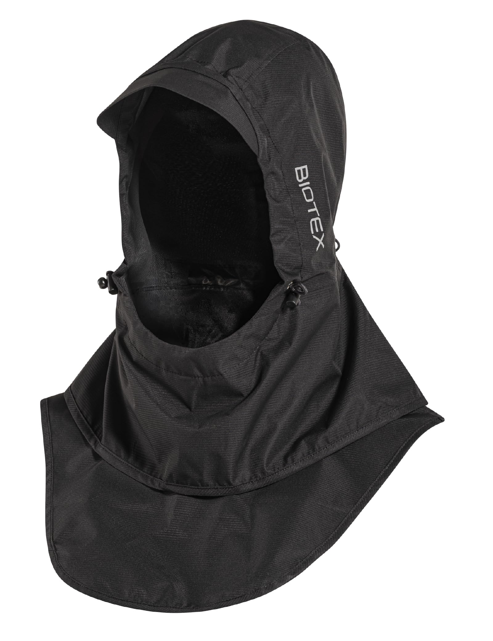 BIOTEX Capucha universal BlockRain unisex, impermeable y cortavientos, ideal para cualquier deporte, portátil, color negro, Negro , Talla única