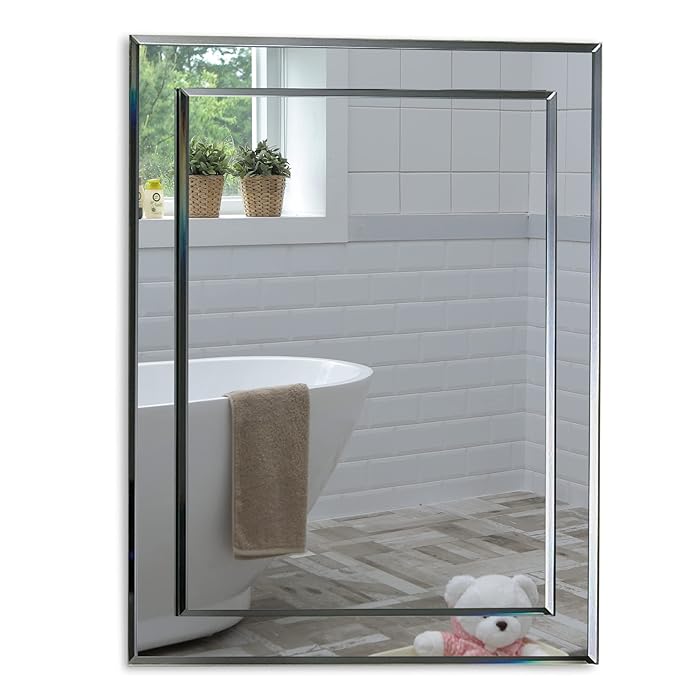 Buy Mood® (Neue Design) Rectangular Bathroom Mirror Wall Mounted