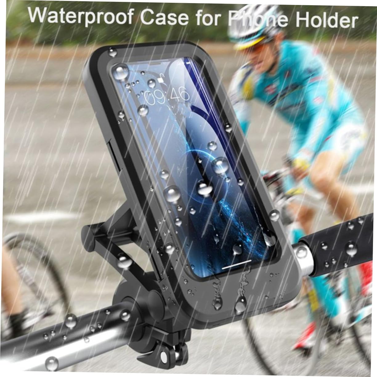 SHERCHPRY 3pezzi Supporto Per Smartphone Da Bici Con Rotazione Porta Cellulare Per Manubrio Di Bicicletta Installazione Facile e Sicura Adatto Ogni Condizione Meteorologica