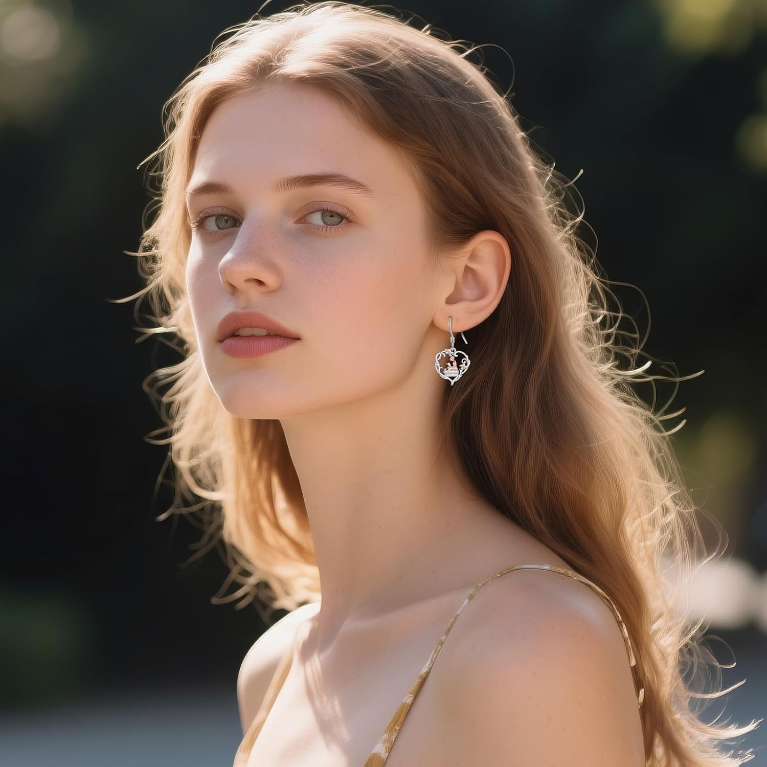 YFN 925 Sterling Silver Book/Animal/Flower Drop Dangle Earrings Earring Hypoallergenic Jewelry for Christmas Graduation Mother's Day Birthday