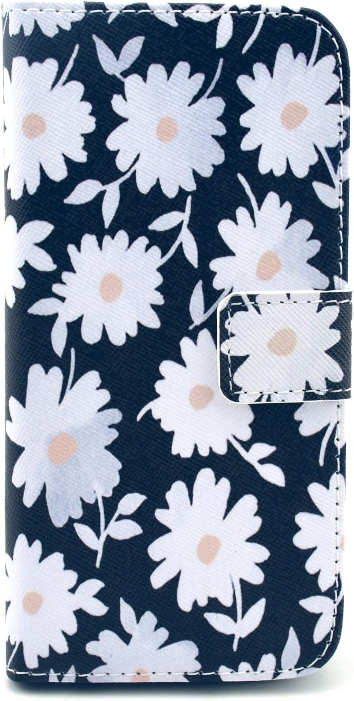 iPhone 6 Plus 5.5" Case, Speedtek Chrysanthemum Pattern Premium PU Leather Wallet Flip Protective Skin Case with Magnetic Closure for Apple iPhone 6 Plus/6s Plus 5.5" (with Credit Card/ID Card Slot)