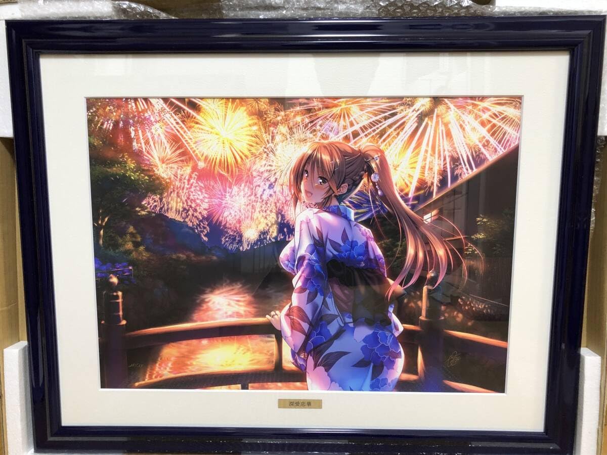 Amazon.co.jp: ピロ水 アマカノ2 黒姫結灯 ミニ色紙 コラボカフェ H  