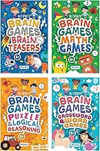 400+ Brain Boosting Activity Book for 6+ Years Old Kids | Set of 4 book - 400+ activities with Maths Games, Brain Teasers, Puzzle & Logical Reasoning, ... | The Book Tree Books (Ultimate grain games)