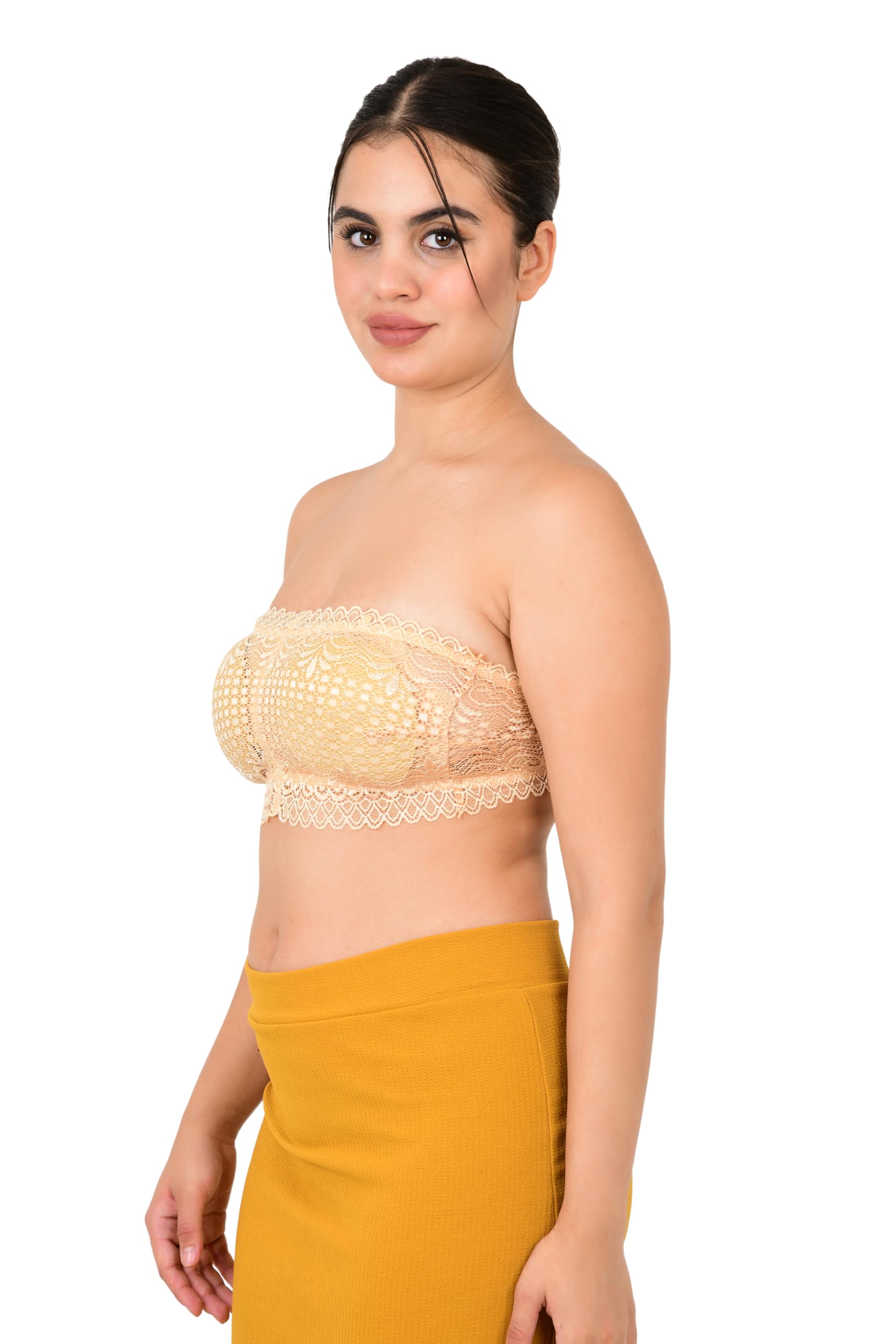 gobles Women's Cotton Lightly Padded Wire Free Tube Bra Bra-picture-52