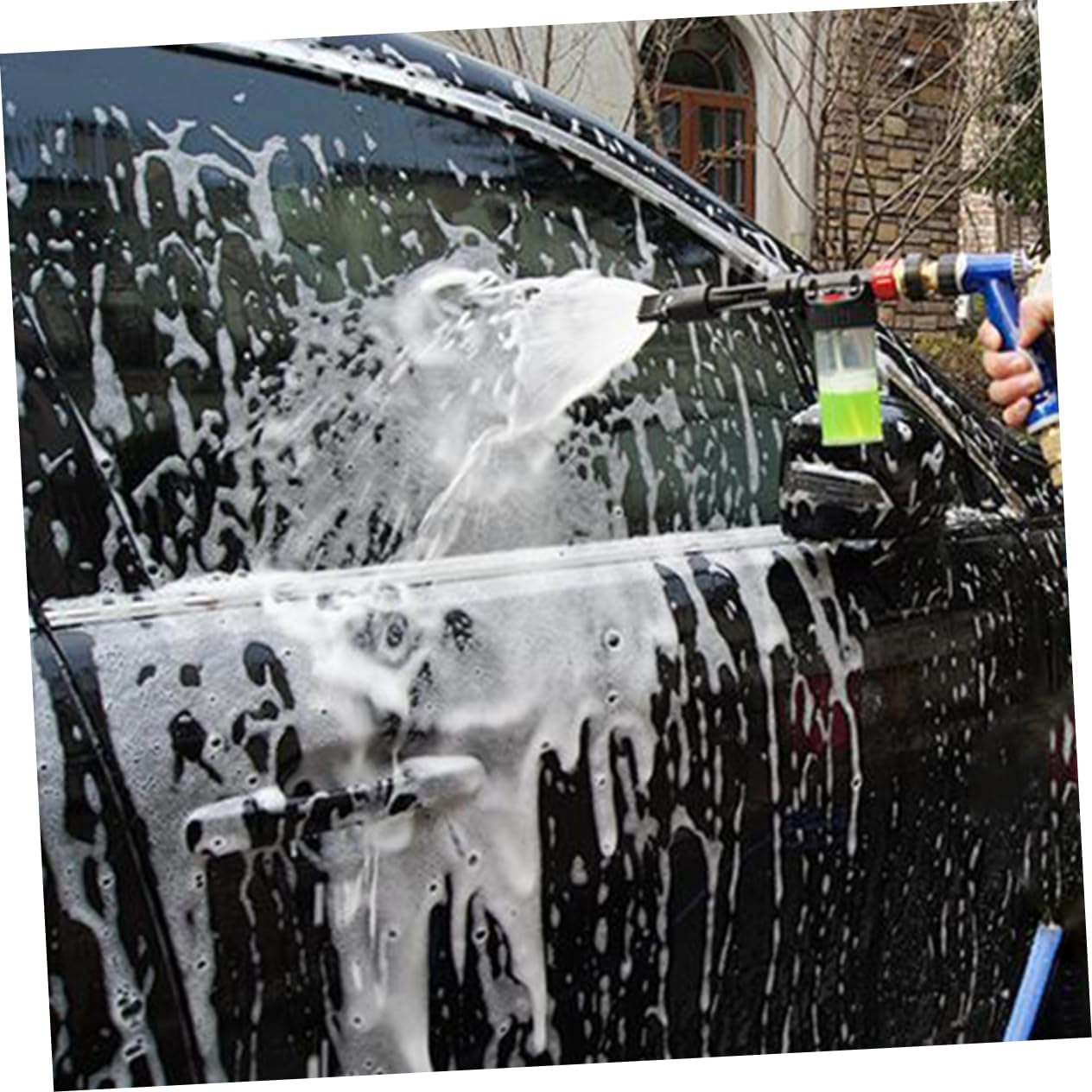 Car Cleaning Multifunctional Sprayer Ratio Portable Design for Vehicles Motorcycles Connects to Garden Hose Easy to Use