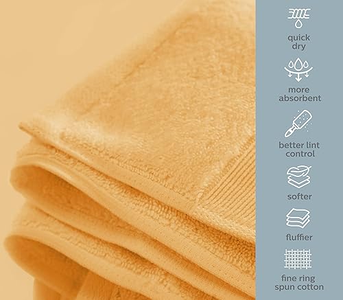 Miniatura 3 de Bennett & Shea Home Toallas de lujo de 12 piezas, 100% algodón turco, toallas de baño de alta calidad para baño, toallas de baño altamente