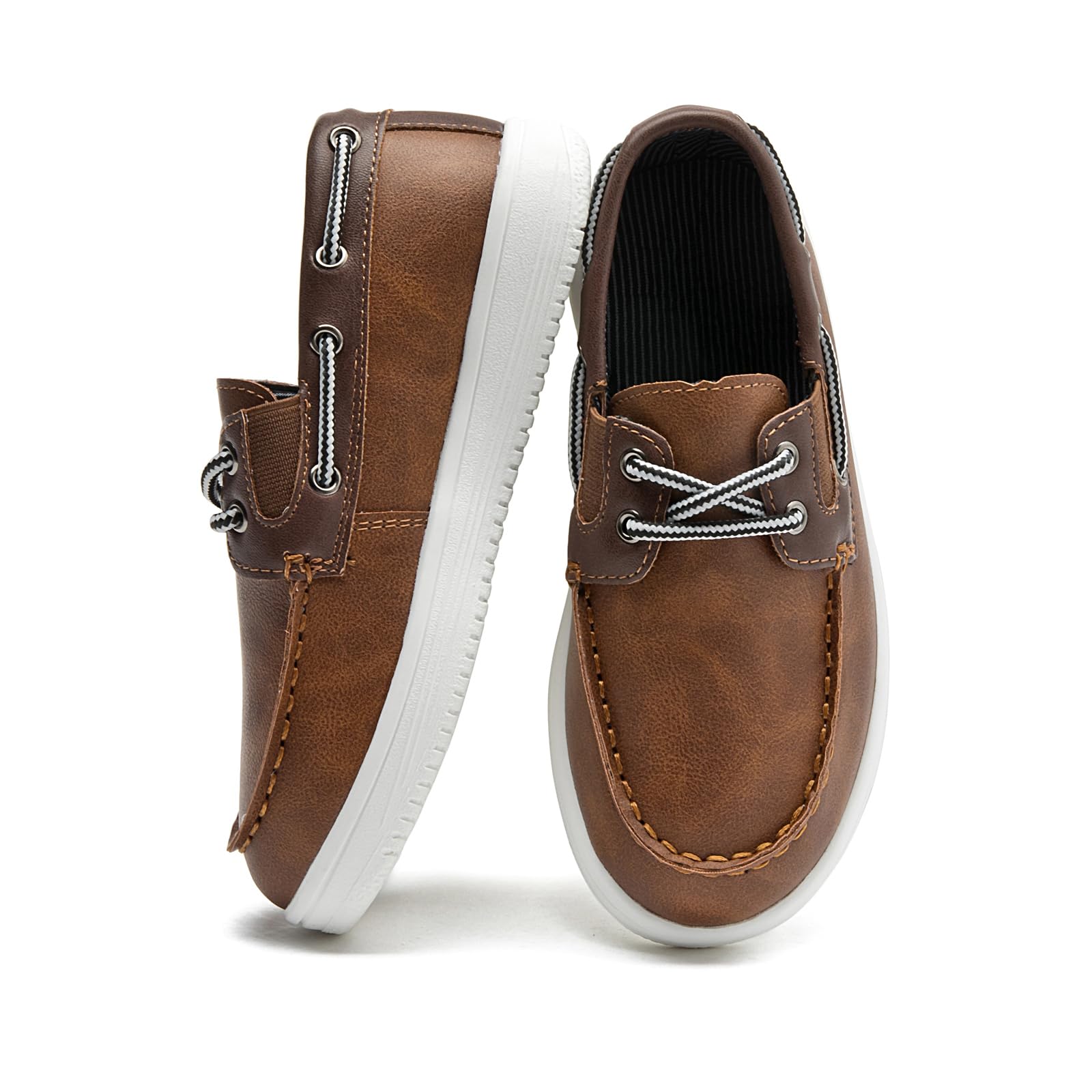 PPXID Jungen Schnürhalbschuhe wasserdichte Loafers Schule Oxfords Uniform Hochzeit Anzugschuhe