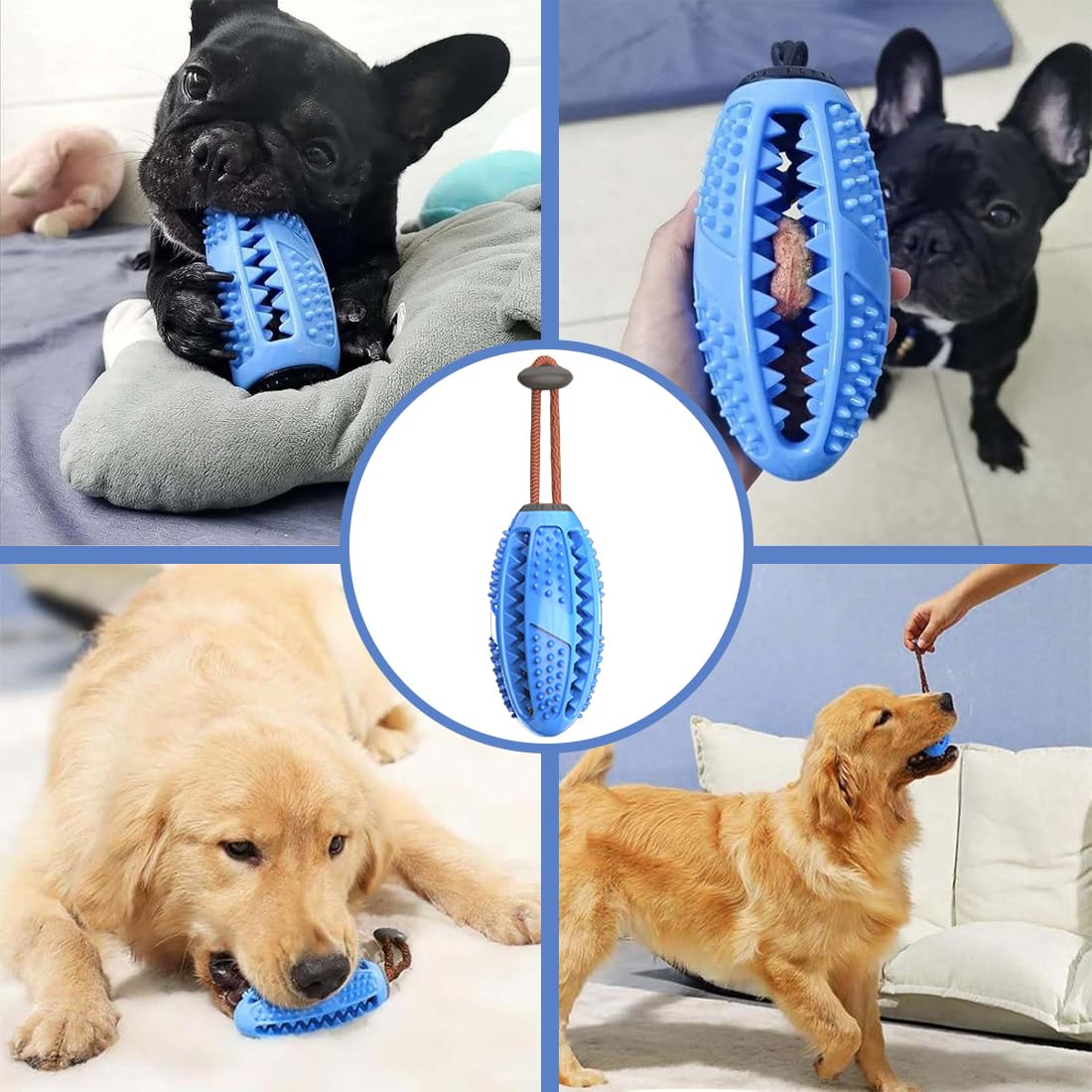 Gioco Cani, Gioco di intelligenza, Giocattoli da Masticare per Cani Giocattoli, Bastoncino per La Pulizia dei Denti in Gomma Resistente, Ideale per la pulizia dei denti e cani di tutte le taglie