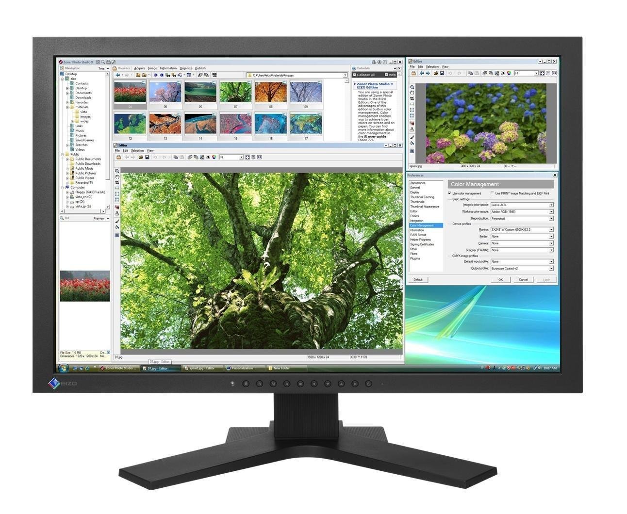 Amazon.co.jp: NANAO FlexScan 24.1インチワイド液晶ディスプレー  
