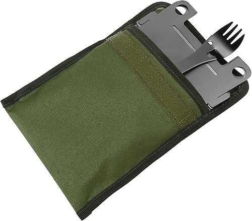 Miniatura 3 de Estufas de mochilero de leña, estufa plegable ultraligera con soplador de fuego y portero táctico de utilidad, estufa de caja de fuego individual