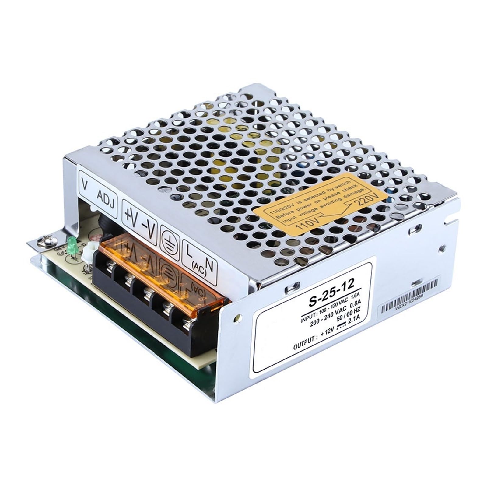 FCARUMIQP S-25-12 25W 12V 2.1A Inverter Smps Switching Power Supply 1Pcs
