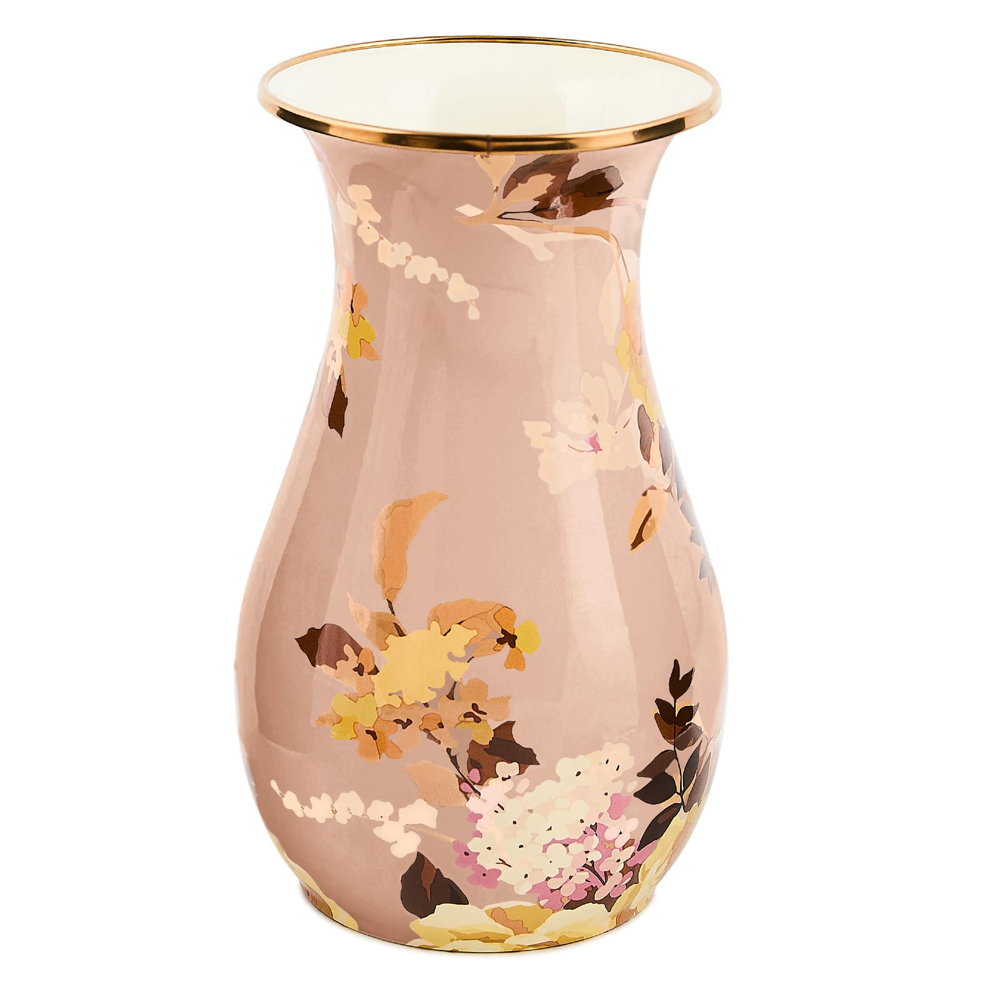 MACKENZIE-CHILDS Enamel Tall Vase, Wild Rose Mauve