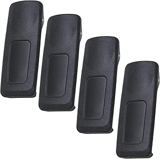 4Pack PMLN4651 Belt Clip Compatible for Motorola Radio XPR3300 XPR3300e XPR3500 XPR3500e XPR7550 XPR7550e XPR7350 XPR7350e XPR7580 XPR7580e XPR7380 XPR7380e DP4400 DP4600 DP4800 APX4000