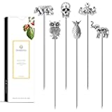 Homestia Metal Cocktail Picks for Drinks, 4.7