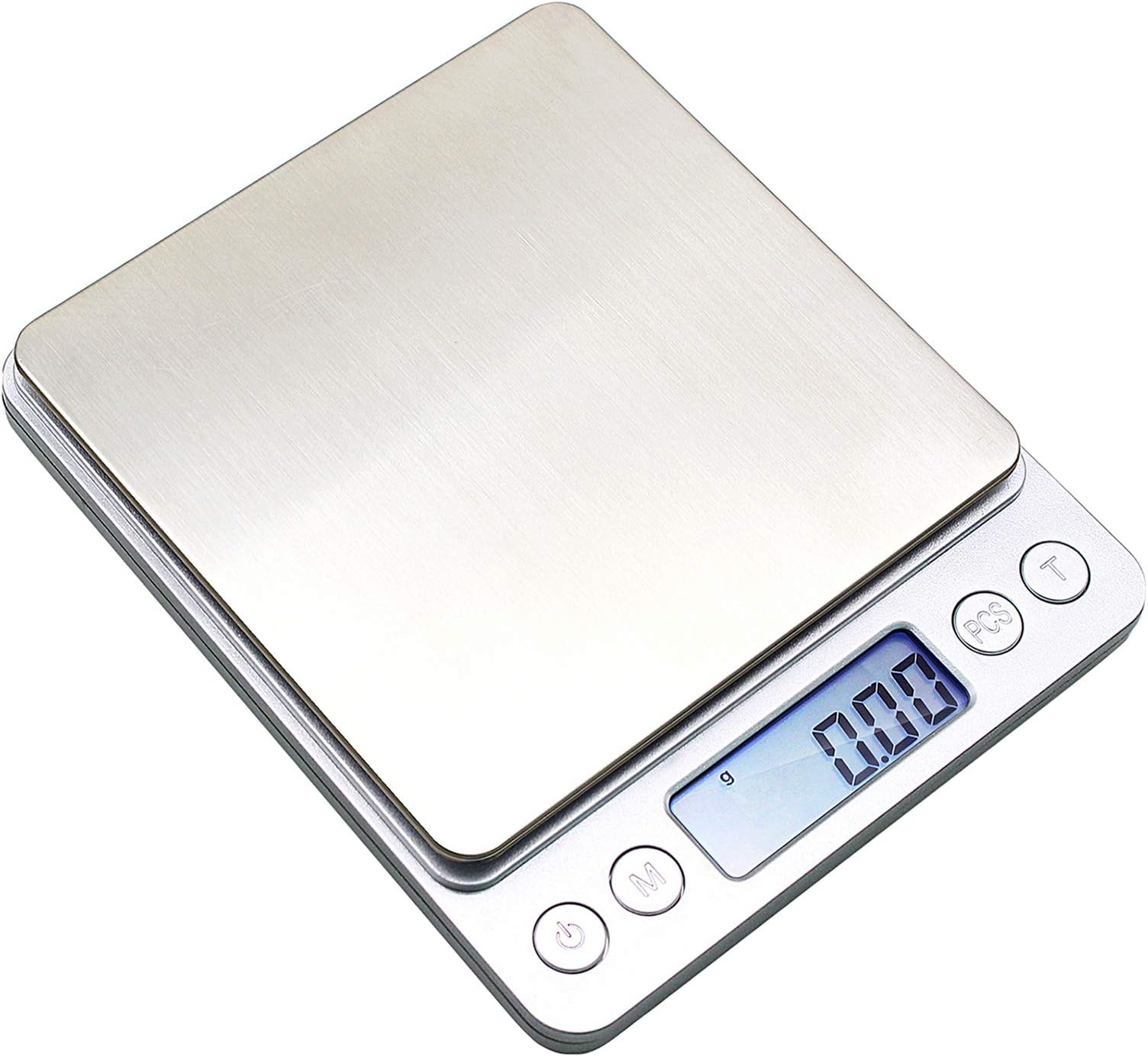 SAPUPortable Digital Kitchen Food LCD Display Mini Electronic Weight Scale - 3000 g